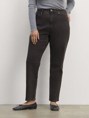 The Cheeky Hourglass Jean Washed Black Sz 33